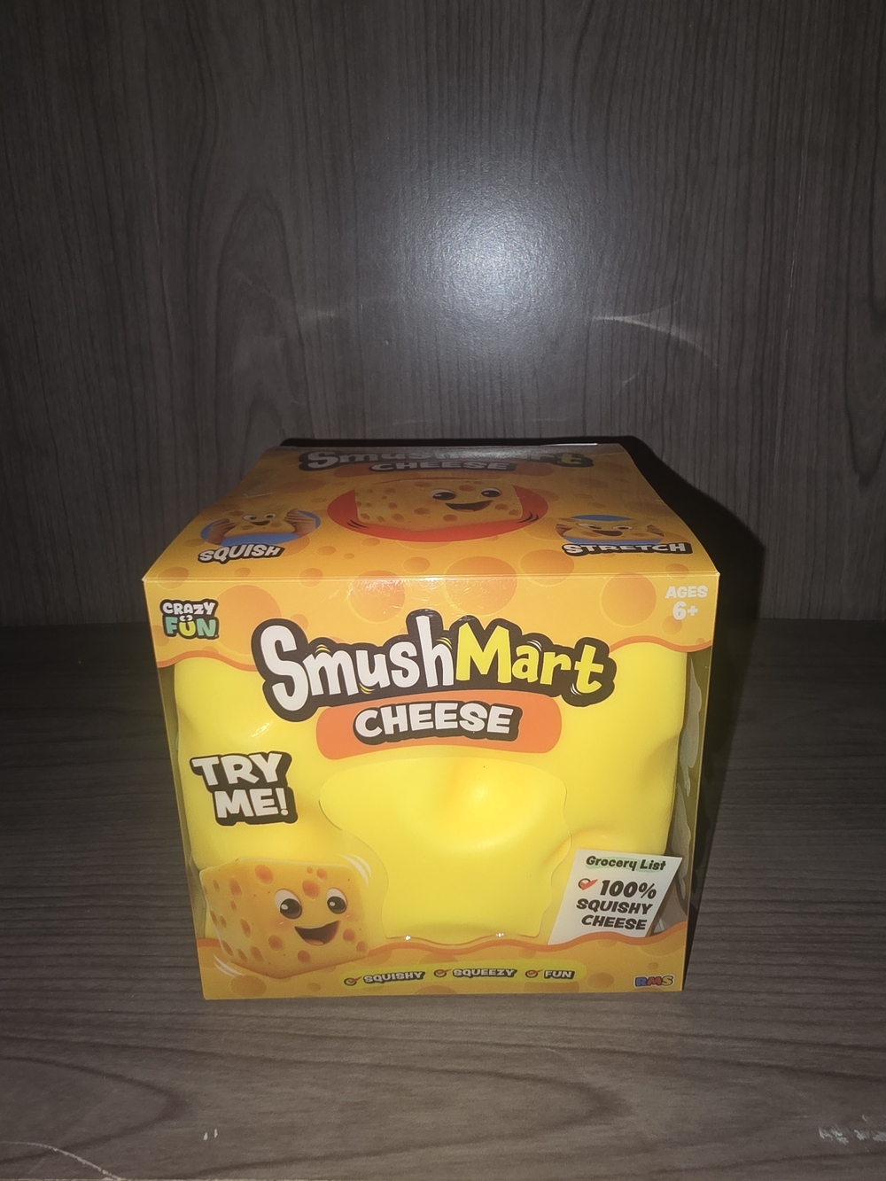 Cheese Squishy Toy - Yellow